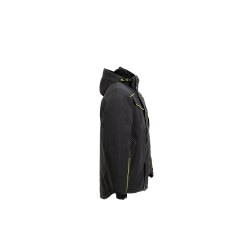 PLANAM Neon Jacke OUTDOOR TPU-laminiert Grau/Grün