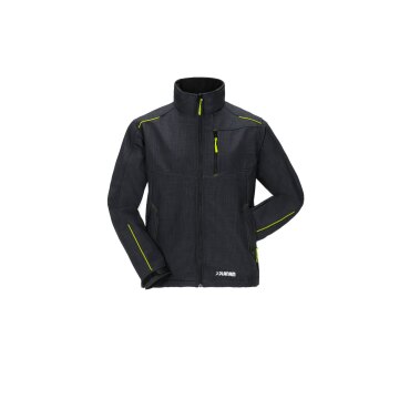 PLANAM Neon Softshelljacke OUTDOOR TPU-laminiert Grau/Grün