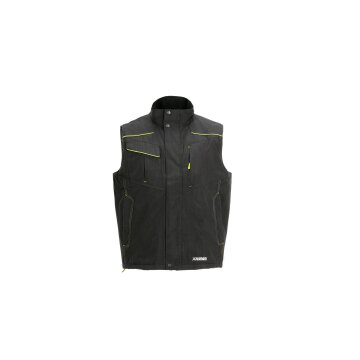 PLANAM Neon Weste OUTDOOR TPU-laminiert Grau/Grün