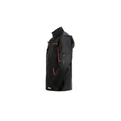 PLANAM Piper Jacke OUTDOOR PU-beschichtet Schwarz/Orange