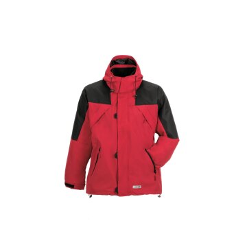 PLANAM Redwood Jacke OUTDOOR 2-in-1-Jacke Rot/Schwarz