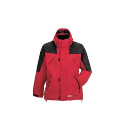 PLANAM Redwood Jacke OUTDOOR 2-in-1-Jacke Rot/Schwarz