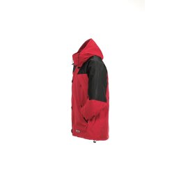 PLANAM Redwood Jacke OUTDOOR 2-in-1-Jacke Rot/Schwarz