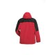 PLANAM Redwood Jacke OUTDOOR 2-in-1-Jacke Rot/Schwarz