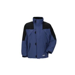 PLANAM Redwood Jacke OUTDOOR 2-in-1-Jacke Amporablau/Schwarz