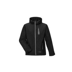 PLANAM Cube Softshelljacke OUTDOOR Kapuze Schwarz