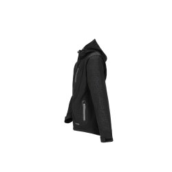 PLANAM Cube Softshelljacke OUTDOOR Kapuze Schwarz