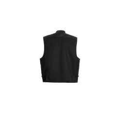 PLANAM Unisex Sommer-Weste OUTDOOR V-Neck Reißverschluss Schwarz