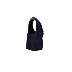 PLANAM Unisex Sommer-Weste OUTDOOR V-Neck Reißverschluss Marine