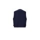 PLANAM Unisex Sommer-Weste OUTDOOR V-Neck Reißverschluss Marine