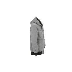 PLANAM Iceland Hoodie OUTDOOR Kapuze Teddyfutter Grau