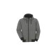 PLANAM Iceland Hoodie OUTDOOR Kapuze Teddyfutter Anthrazit