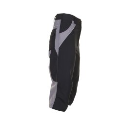 PLANAM Herren ¾-Hose PLALINE Canvas Schwarz/Zink L