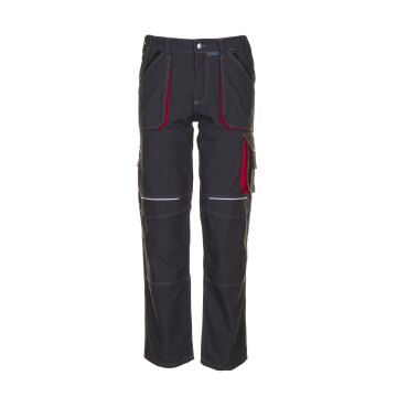 PLANAM Herren Bundhose BASALT Cargotaschen Anthrazit/Rot 48