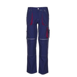 PLANAM Herren Bundhose BASALT Cargotaschen Marine/Rot 48