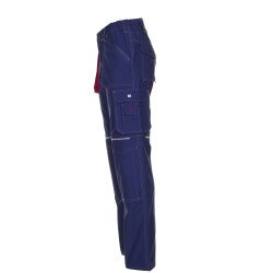 PLANAM Herren Bundhose BASALT Cargotaschen Marine/Rot 48