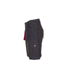 PLANAM Herren Shorts BASALT Cargotaschen Anthrazit/Rot M