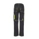 PLANAM Herren Bundhose BASALT - NEON Anthrazit/Gelb 29