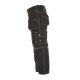 PLANAM Bundhose KIDS Reflexbiesen RIP-STOP Anthrazit/Gelb 98/104