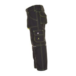 PLANAM Bundhose KIDS Reflexbiesen RIP-STOP Anthrazit/Gelb 134/140