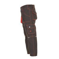 PLANAM Bundhose KIDS Reflexbiesen RIP-STOP Olivgrün/Orange 98/104