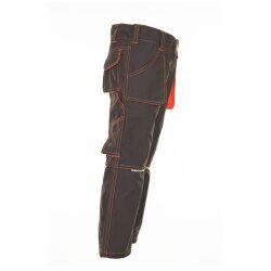 PLANAM Bundhose KIDS Reflexbiesen RIP-STOP Olivgrün/Orange 146/152