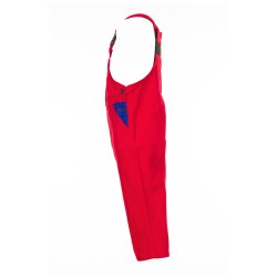 PLANAM Latzhose KIDS Strapazierfähig Mittelrot/Kornblumenblau 86/92