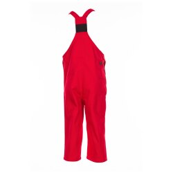 PLANAM Latzhose KIDS Strapazierfähig Mittelrot/Kornblumenblau 86/92