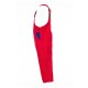 PLANAM Latzhose KIDS Strapazierfähig Mittelrot/Kornblumenblau 86/92