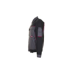 PLANAM Herren Bundjacke HIGHLINE Schiefer/Schwarz/Rot 64
