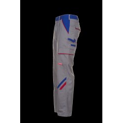 PLANAM Herren Bundhose HIGHLINE Zink/Kornblumenblau/Rot 114