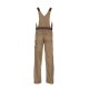 PLANAM Herren Latzhose HIGHLINE Khaki/Braun/Zink 114
