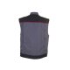 PLANAM Unisex Weste HIGHLINE Schiefer/Schwarz/Rot XXL