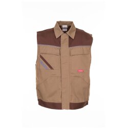 PLANAM Unisex Weste HIGHLINE Khaki/Braun/Zink L