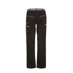 PLANAM Herren Bundhose VISLINE Schwarz/Orange/Zink 50