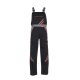 PLANAM Herren Latzhose VISLINE Schwarz/Orange/Zink 118
