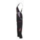 PLANAM Herren Latzhose VISLINE Schwarz/Orange/Zink 118