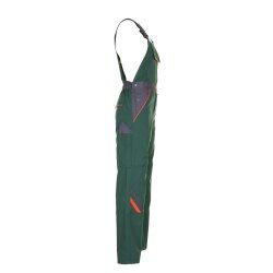 PLANAM Herren Latzhose VISLINE Grün/Orange/Schiefer 27