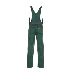 PLANAM Herren Latzhose VISLINE Grün/Orange/Schiefer 27