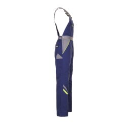 PLANAM Herren Latzhose VISLINE Marine/Gelb/Zink 52