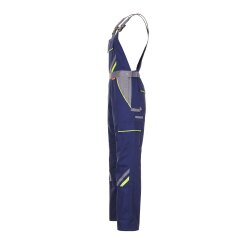 PLANAM Herren Latzhose VISLINE Marine/Gelb/Zink 52