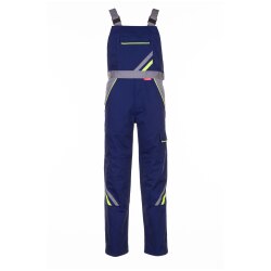 PLANAM Herren Latzhose VISLINE Marine/Gelb/Zink 56