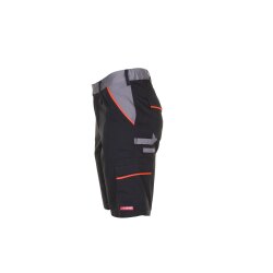 PLANAM Herren Shorts VISLINE Schwarz/Orange/Zink L