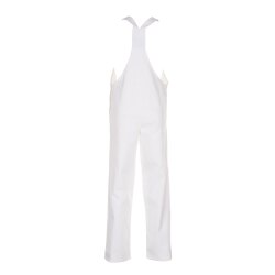 PLANAM Herren Latzhose BW-290 Brustlatztasche Reißfest Weiß 98