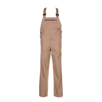 PLANAM Herren Latzhose BW-290 Brustlatztasche Reißfest Khaki 60
