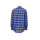 Größe 49/50 Herren Planam Hemden Squarehemd kornblau zink Modell 0490