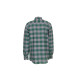 Größe 49/50 Herren Planam Hemden Squarehemd grün zink Modell 0494