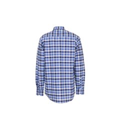 Größe 43/44 Herren Planam Hemden Countryhemd langarm blau kariert Modell 0480
