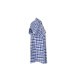 Größe 41/42 Herren Planam Hemden Countryhemd 1/4-Arm blau kariert Modell 0485