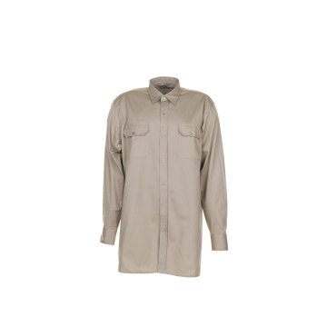 Größe 41/42 Herren Planam Hemden Köperhemd langarm khaki Modell 0409